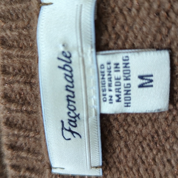 Faconnable Sequined V Neck Sweater - Picture 13 of 13